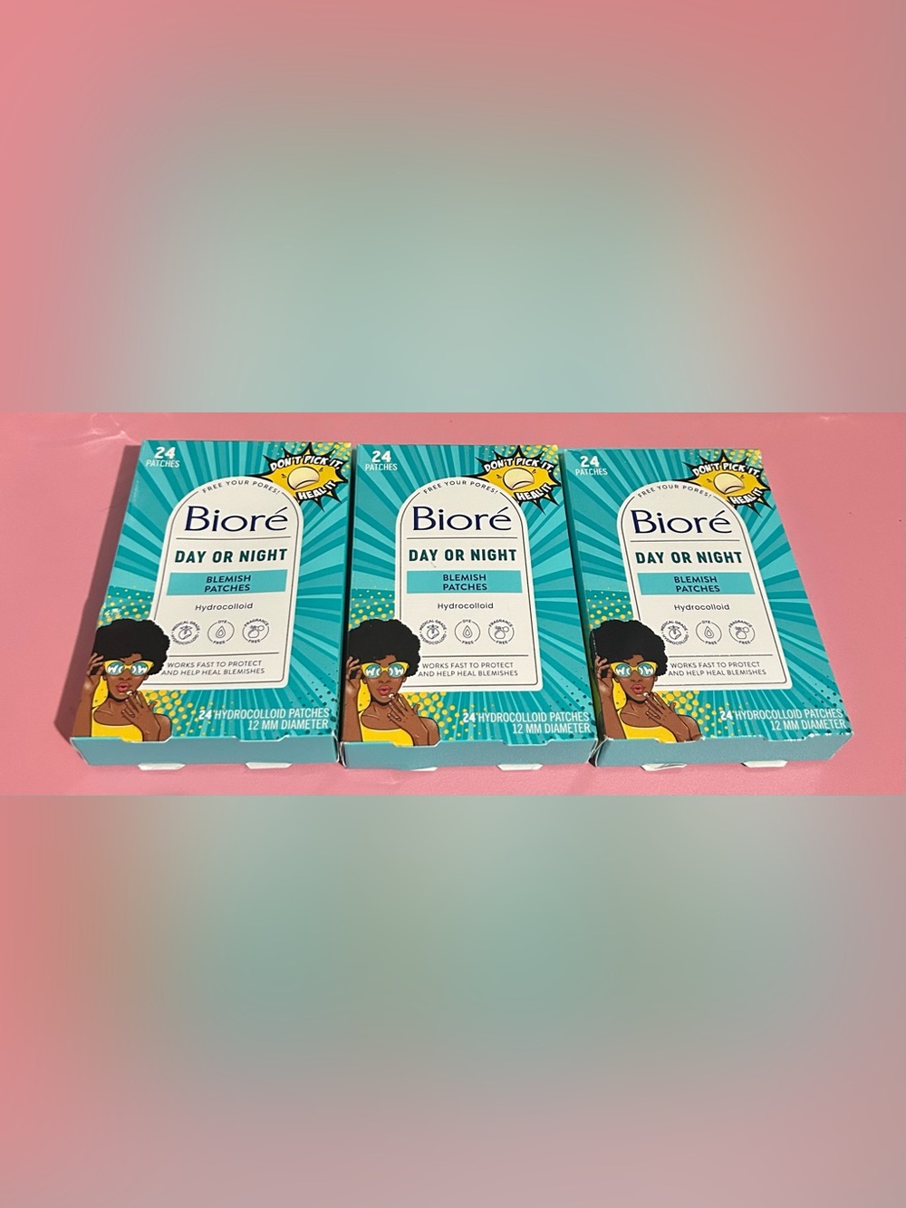 3 Biore Day or Night Blemish Patches